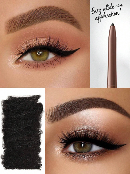 Misslyn eyeliner, rich colors with a velvety texture.